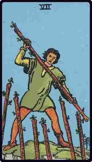 Seven of Wands